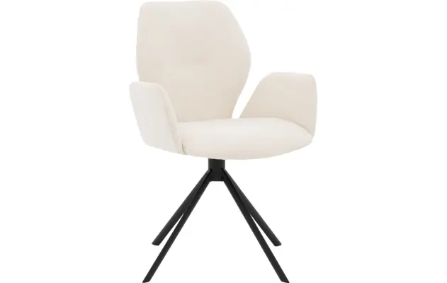 Goossens eetkamerstoel hera wit stof - 8221043-02 3